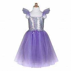Lilac Sequin Princess Dress