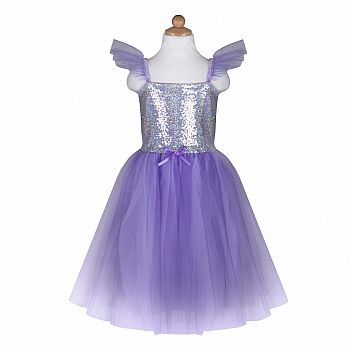 Lilac Sequin Princess Dress