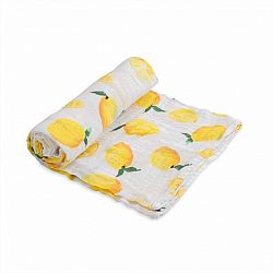 Lemon Cotton Muslin Swaddle
