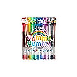 Yummy Yummy Scented Glitter Gel Pens - Set of 12