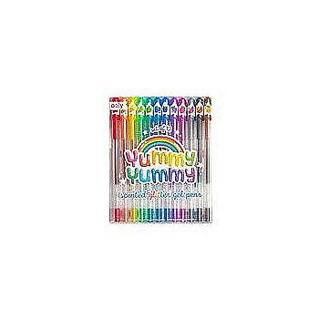 Yummy Yummy Scented Glitter Gel Pens - Set of 12