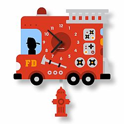 Fire Truck Clock