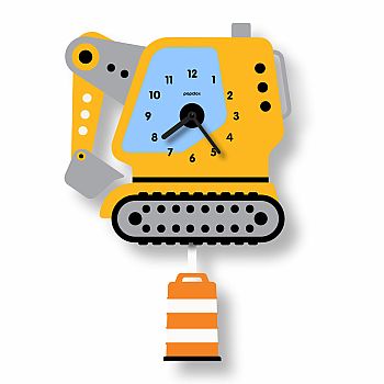 Excavator Clock