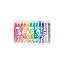 Rainbow Sparkle Gel Crayons - Set of 12