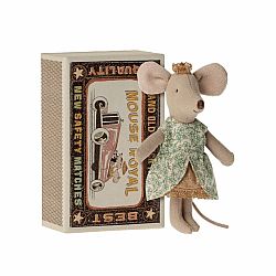 Maileg Princess Little Sister Mouse In Matchbox